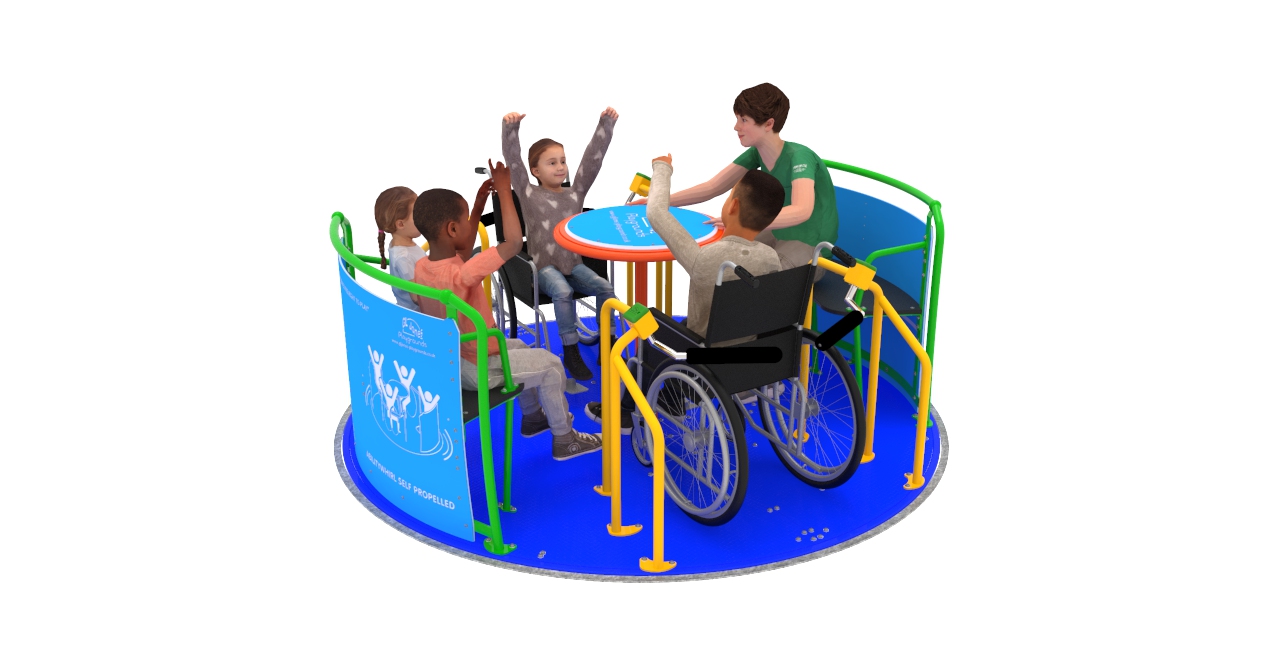 AbilityWhirl Self Propelled - 2.5m Inclusive Roundabout